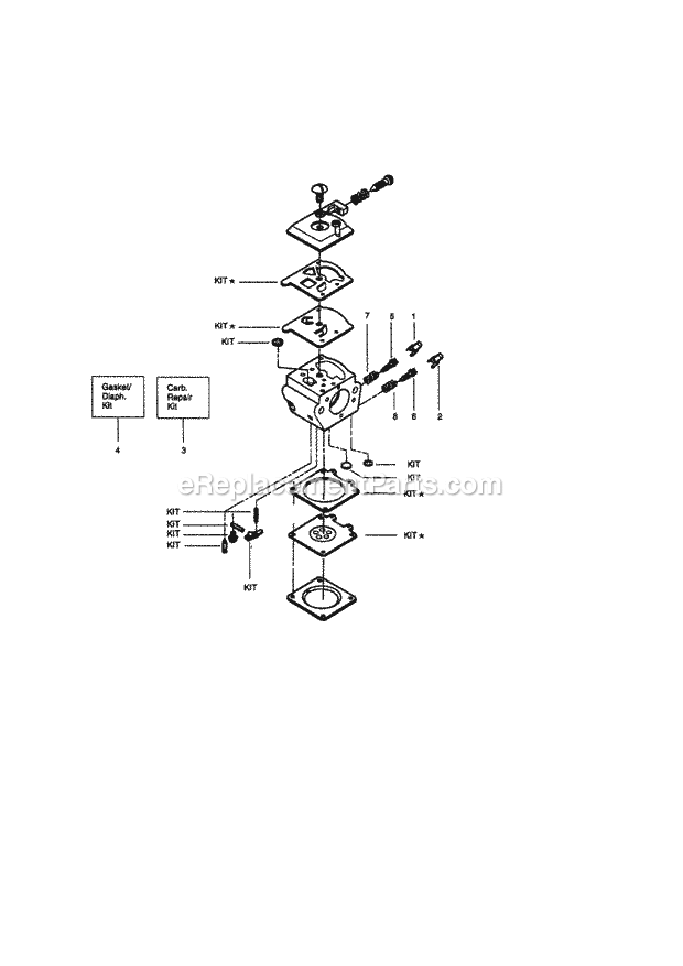 Craftsman 358350060 Gas Chainsaw Page C Diagram