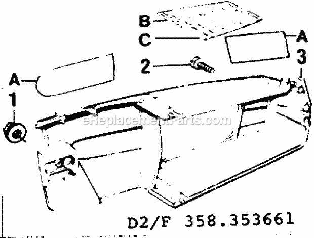 Craftsman 358353671 Chainsaw Page D Diagram