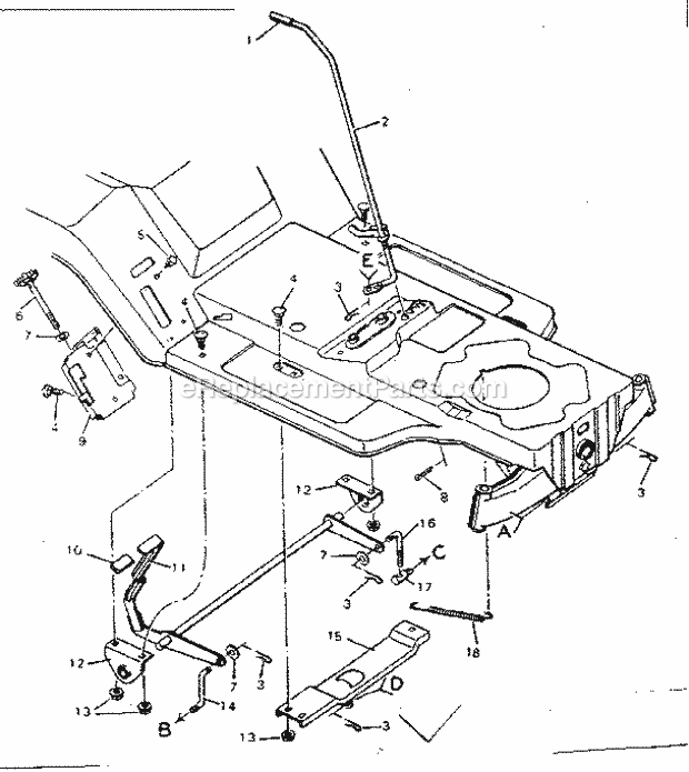 Craftsman 502255381 Lawn Tractor Page F Diagram