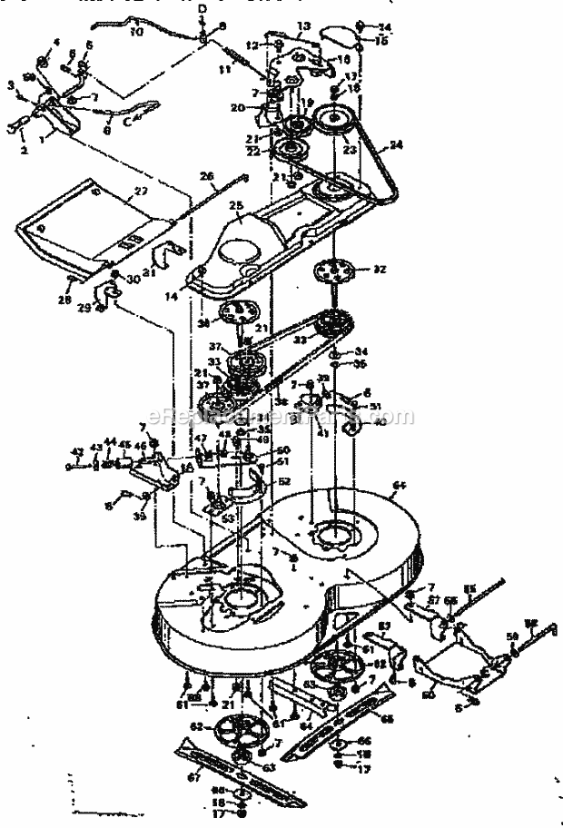 Craftsman 502255752 Lawn Tractor Page E Diagram