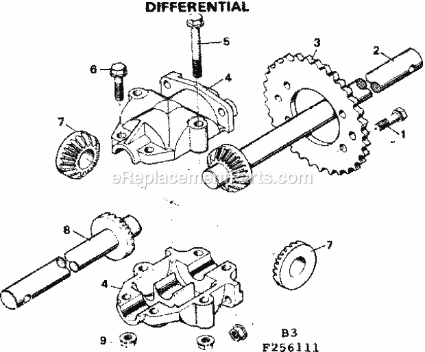 Craftsman 502256111 Lawn Tractor Page B Diagram