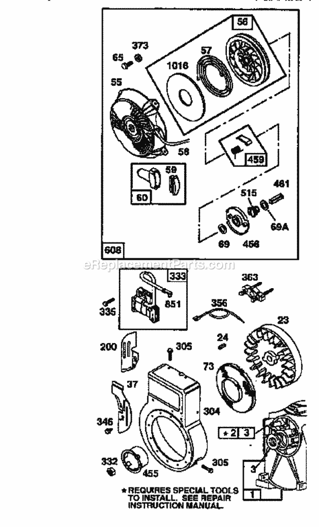 Craftsman 521244711 Yard Vacuum Page E Diagram