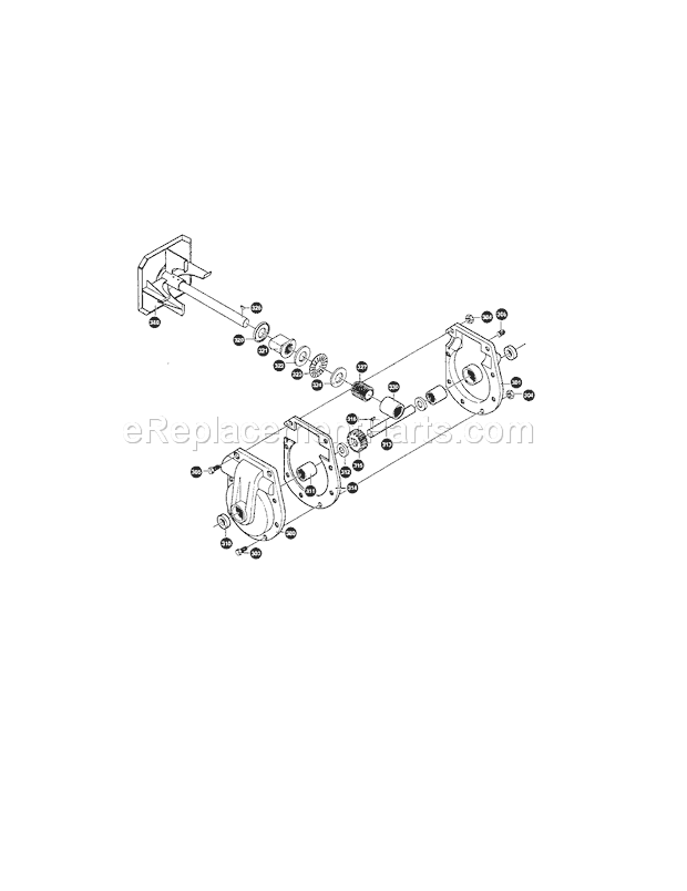 Craftsman 536882650 Snowblower Gear Case Diagram