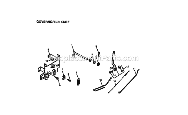 Craftsman 750256060 Lawn Tractor Page AK Diagram