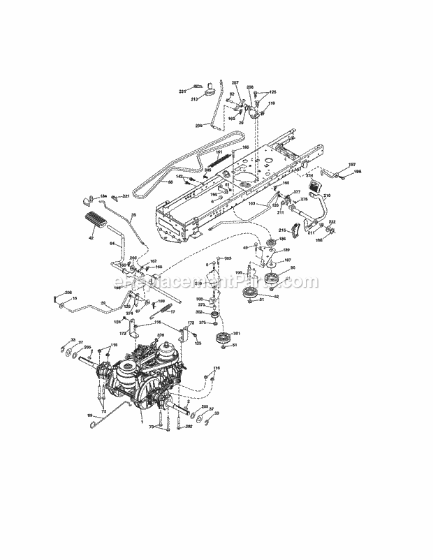 Craftsman 917203910 Lawn Tractor Page C Diagram