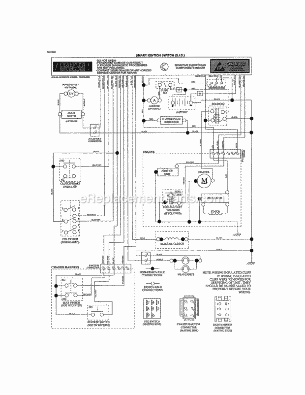 Craftsman 917204040 Lawn Tractor Page K Diagram