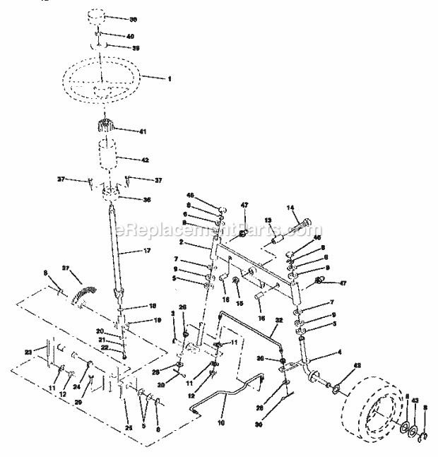 Craftsman 917252540 Lawn Tractor Page D Diagram