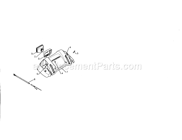 Craftsman 917253572 Snowblower Panel Console Diagram