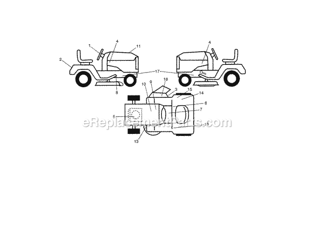 Craftsman 917254320 Tractor Page O Diagram