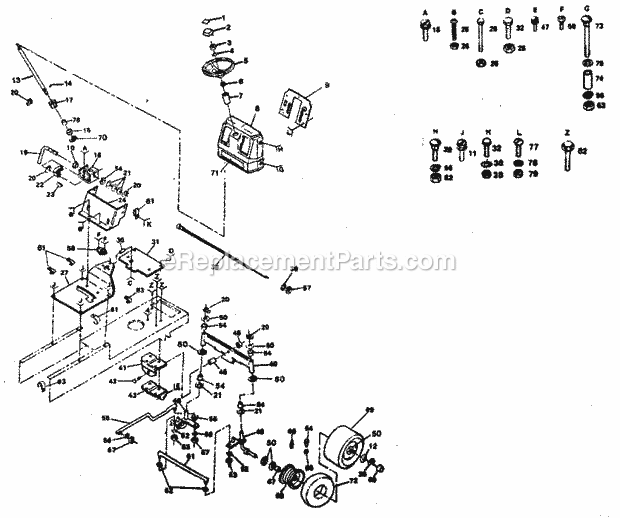 Craftsman 917254322 Lawn Tractor Page D Diagram