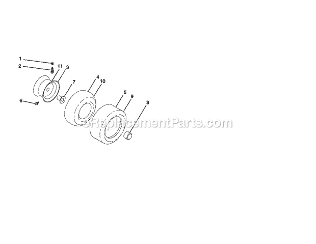 Craftsman 917254362 Lawn Tractor Page J Diagram