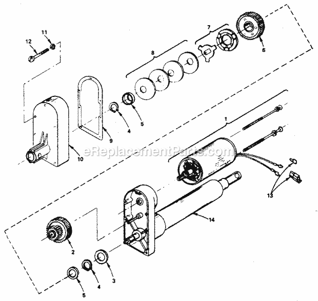 Craftsman 917254430 Lawn Tractor Page H Diagram