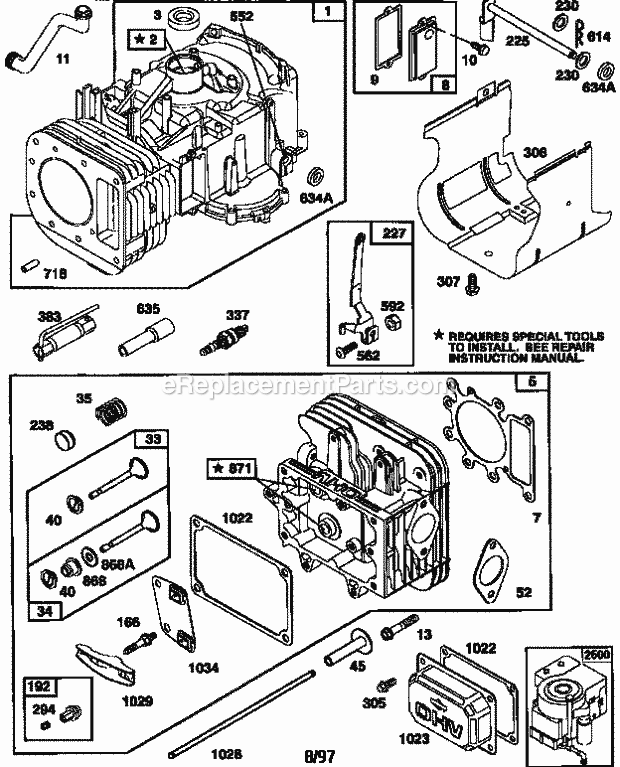 Craftsman 917256420 Lawn Tractor Page K Diagram