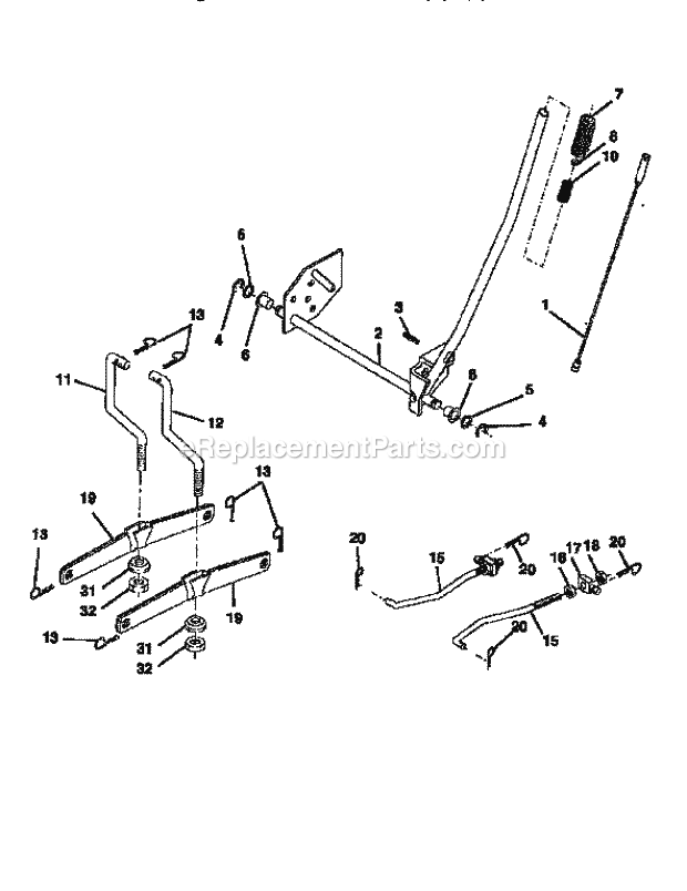 Craftsman 917256490 Lawn Tractor Page I Diagram