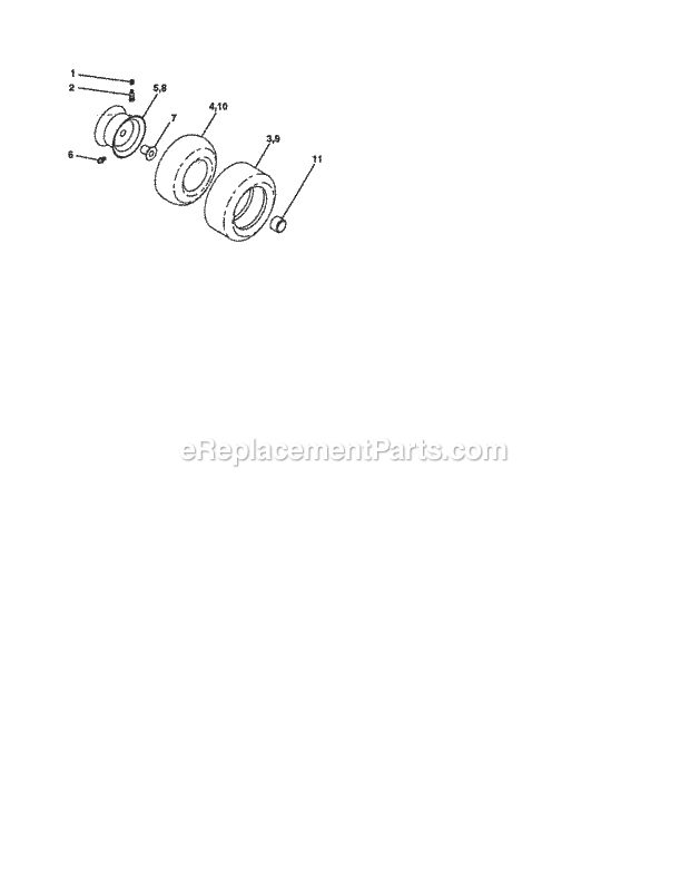 Craftsman 917258661 Lawn Tractor Page J Diagram