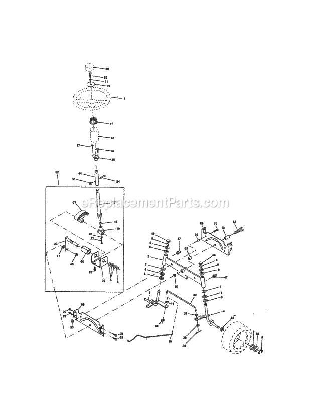 Craftsman 917258661 Lawn Tractor Page D Diagram