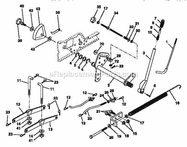 Craftsman 917258973 Lawn Tractor Page G Diagram