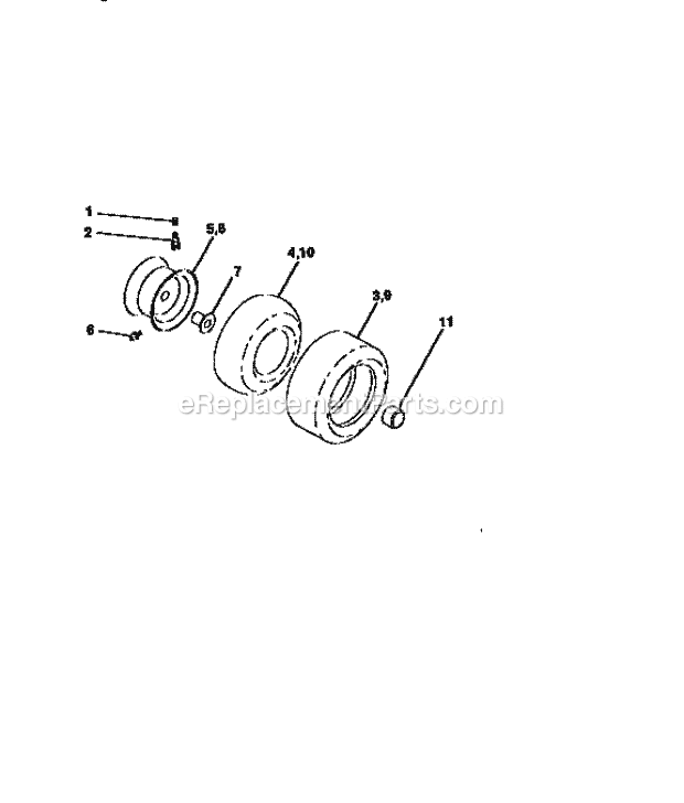 Craftsman 917259022 Lawn Tractor Page G Diagram