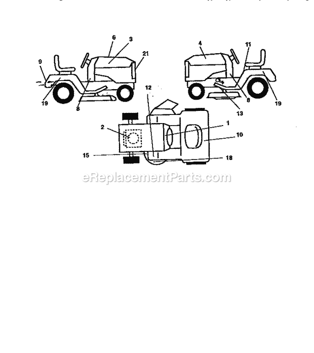 Craftsman 917270312 Lawn Tractor Page G Diagram