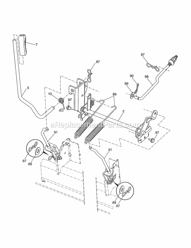 Craftsman 917288040 Lawn Tractor Page J Diagram