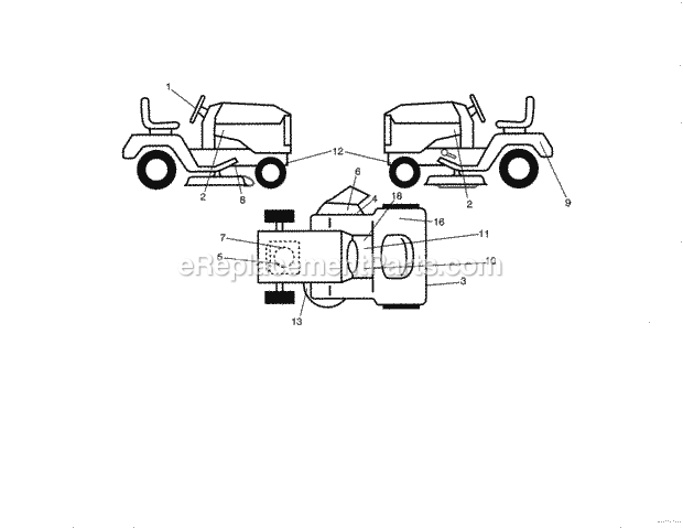 Craftsman 917288150 Lawn Tractor Page G Diagram