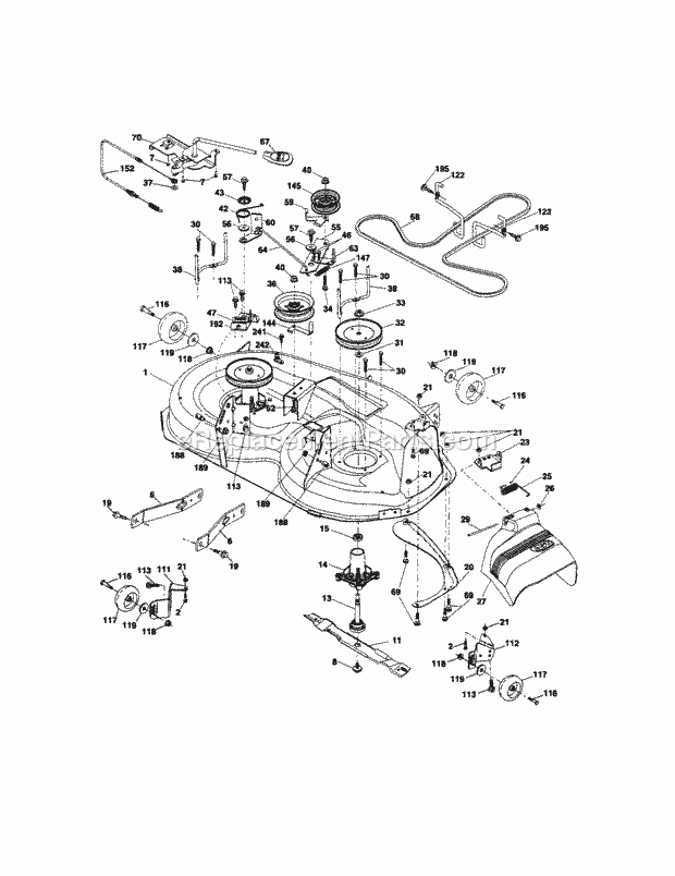 Craftsman Lawn Tractor | 917289213 | eReplacementParts.com