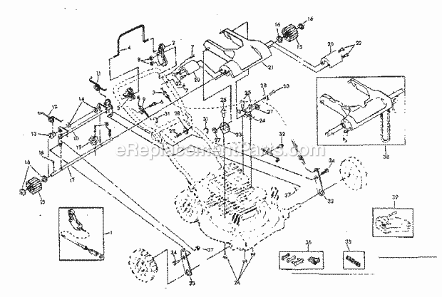 Craftsman 917372111 Lawn Mower Page B Diagram