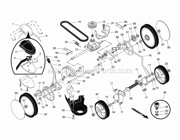 Craftsman 917374550 Lawn Mower Page B Diagram