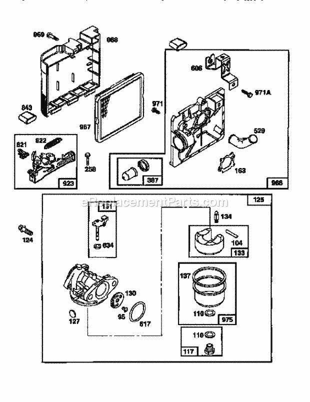 Craftsman 917376430 Lawn Mower Page C Diagram