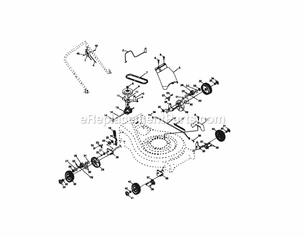 Craftsman 917377800 Lawn Tractor Page B Diagram