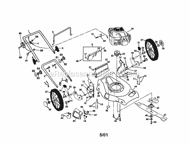 Craftsman Lawn Mower | 917378840 | eReplacementParts.com