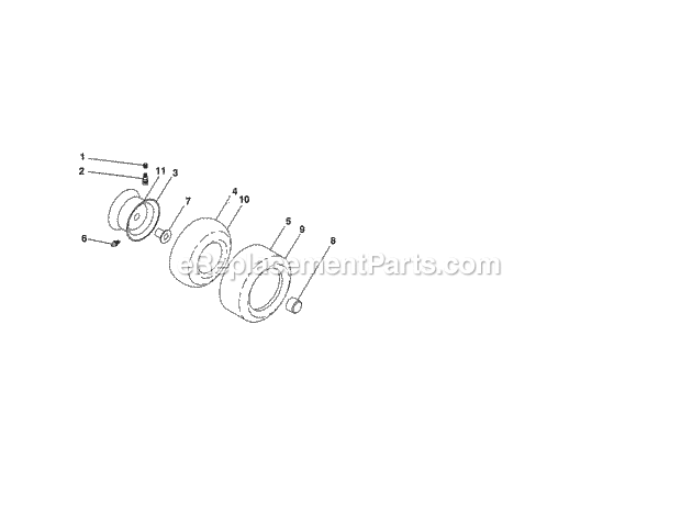 Craftsman 917986351 Lawn Tractor Page J Diagram