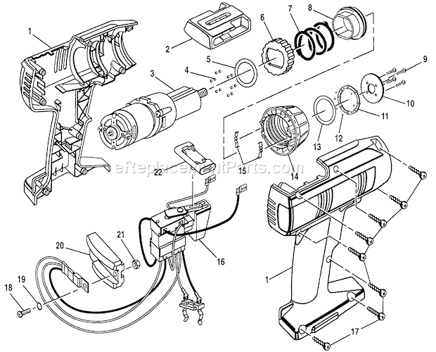 Craftsman 973111291 Drill Driver Page B Diagram