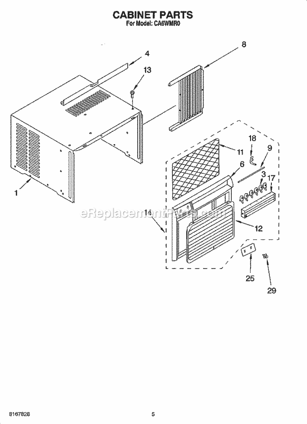 Crosley CA6WMR0 - Air Conditioner - eReplacementParts.com