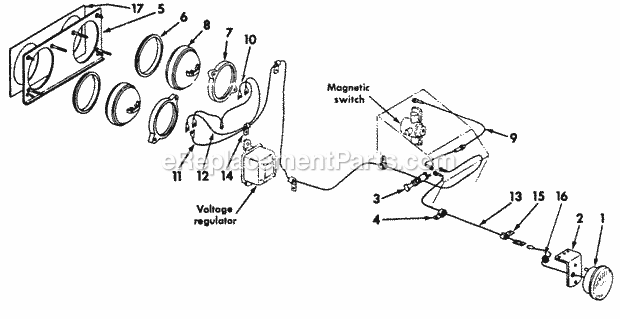 Cub Cadet 122 Garden Tractor Electric Lighting Diagram