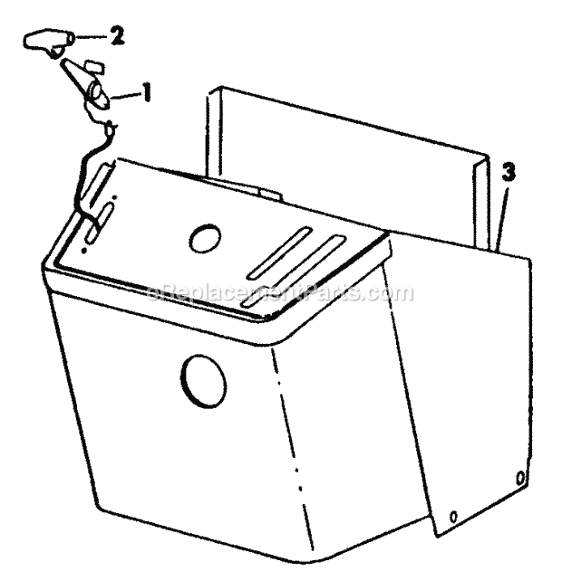 Cub Cadet 182 (134-182-399, 133-182-399, 0350030U, 132-182-3) Lawn Tractor Engine Controls & Pedestal Diagram