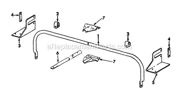 Cub Cadet 1A International 1 And Lawn Sweeper Hitch - 1 Sweeper Diagram