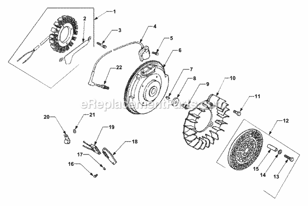 Cub Cadet 5252E (1J015G & Before, 54AE52DC710) Tractor Ignition/Electrical Diagram