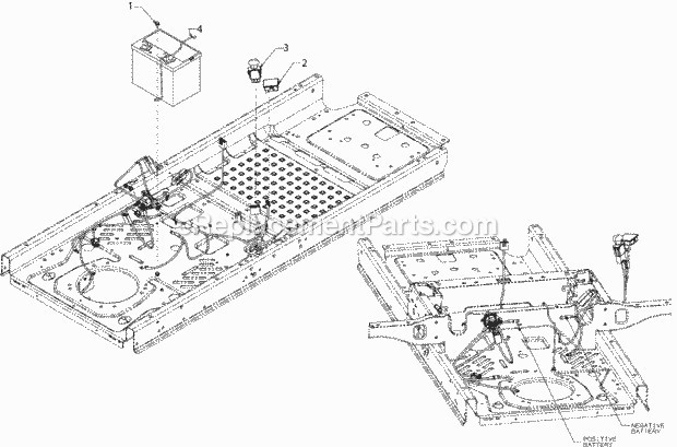 Cub Cadet 54 (17AICAXA010) (2017) Rzt-Lx Kw Fab Hourmeter Diagram