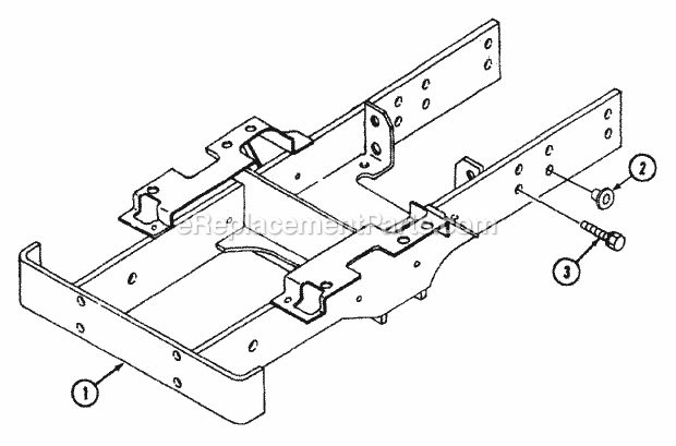 Cub Cadet 7000 (54A-413D100) Tractor Chassis Diagram