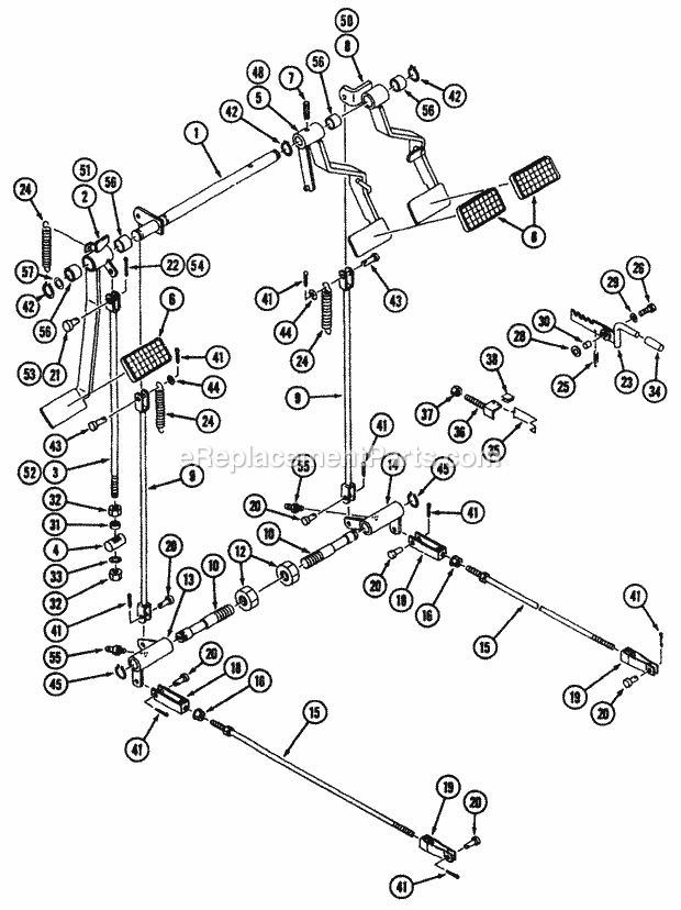 Cub Cadet 7000 (54A-413D100) Tractor C/B Control - Hst Diagram