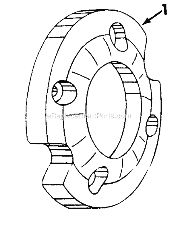 Cub Cadet 73 (2050036U) Garden Tractor Rear Wheel Weights Diagram