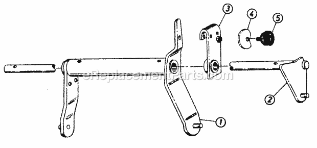 Cub Cadet 982 (142-982-100, 143-982-100, 144-982-100, 142-98) Super Garden Tractor Implement Lift-Sn 713152 Diagram