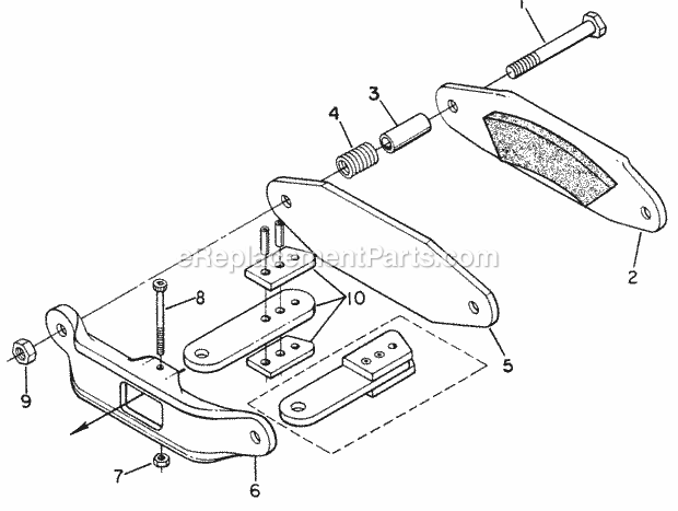 Cub Cadet 982 (142-982-100, 143-982-100, 144-982-100, 142-98) Super Garden Tractor Caliper Brake Assy-Sn 73612 Thru 739339 & 743000 & Up Diagram