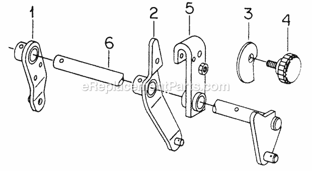 Cub Cadet 986 (142-986-100, 143-986-100, 144-986-100, 142-98) Super Garden Tractor Implement Lift-Sn 713151 & Below Diagram