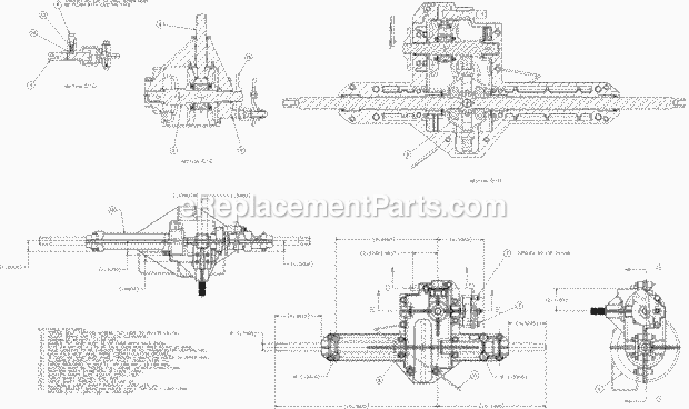 Cub Cadet CC30 (13A726JD010) (2017) Mini Rider Transmission Diagram