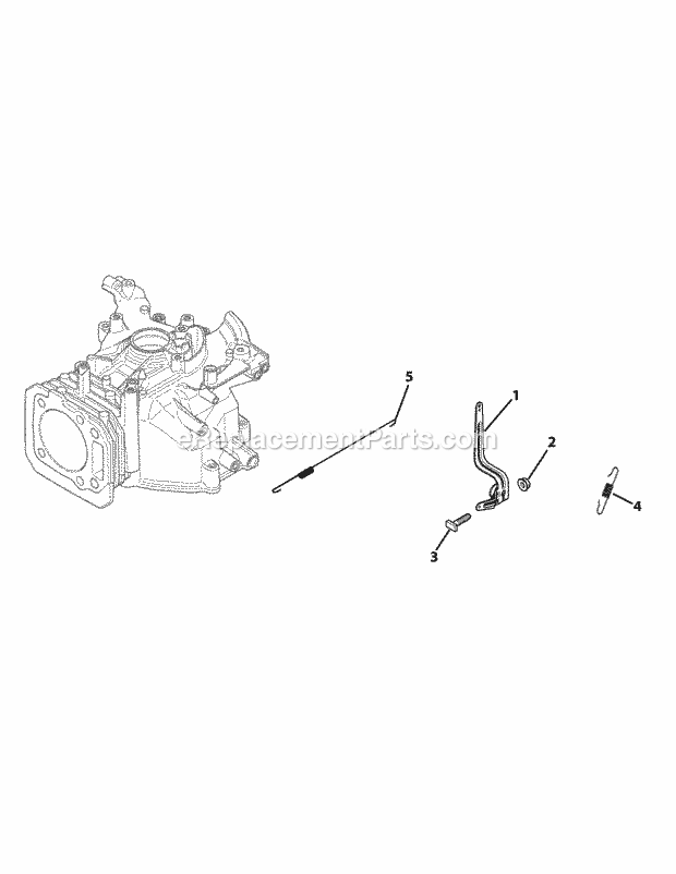 Cub Cadet CC98 (12A-98K7209) (2012) 12A-98K7 Self Propelled Walk Behind Mower Kohler Xt800-3016 Engine Controls Diagram