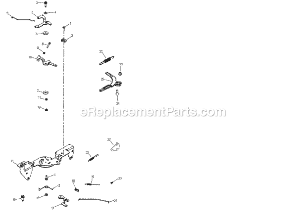 Cub Cadet CH680-3107 Engine Kohler Ch680-3107 Controls Diagram