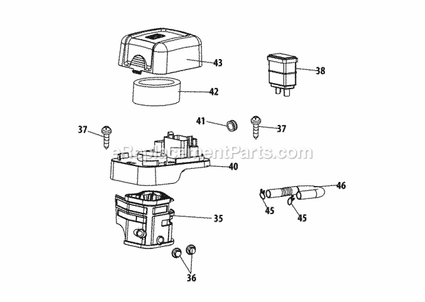 Cub Cadet FT24R (21A-39M8710) (2014) 21A-39M8 Tiller 170-Au Air Cleaner Diagram