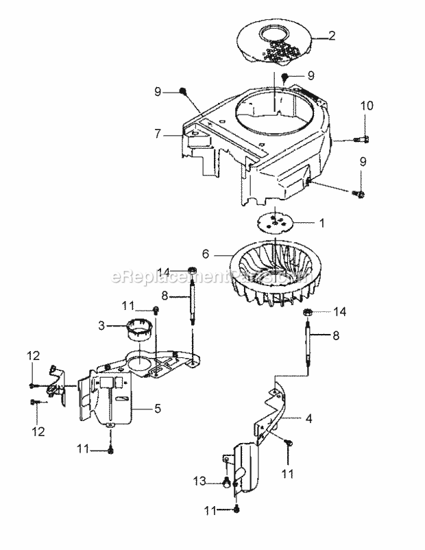 Cub Cadet H1536 (55AI4HPR750) Wam Wide Area Mower Fh430v-As22 Cooling-Equipment Diagram